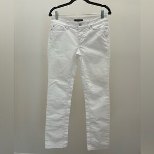 White House Black Market Women's White Skinny Jeans
